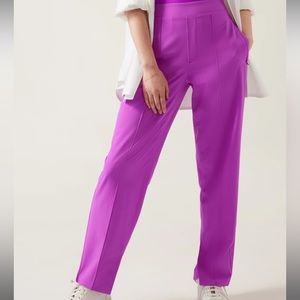 Athleta Brooklyn heights pant in jazzy purple. Never worn, new with tags